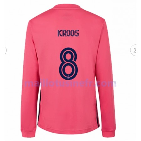 Maillot de Foot Real Madrid Toni Kroos 8 Extérieur 2020-21 Manches Longues